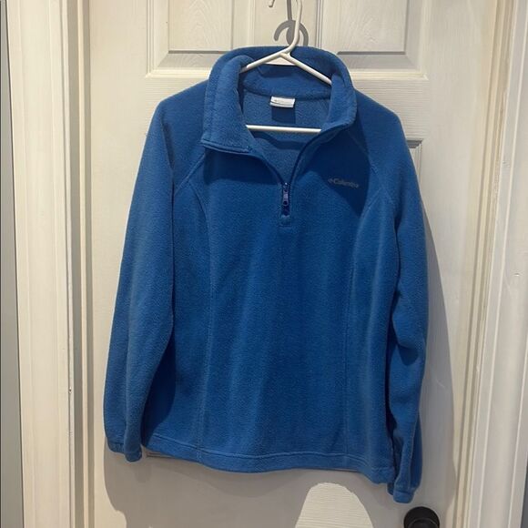 Columbia 1/4 zip fleece pullover SZ Large - Picture 1 of 8